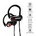 Fitness Bluetooth Headphones by OasisBeat - Bluetooth Earbuds + Case, USB Cord, 3 Ear Pcs, Bag, & Free Ebook - Sweat &aPerfect for Running & Emp; Water Proof