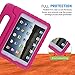 HDE iPad Mini 5 & 4 Case for Kids with Built in Screen Protector - Shockproof Handle Stand with Apple Pencil Holder Compatible with iPad Mini 5th Generation and iPad Mini 4th Generation Tablet Pink
