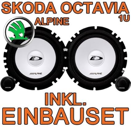 Skoda Octavia 1 - Lautsprecher vorne - Alpine SXE 1750S Komposystem