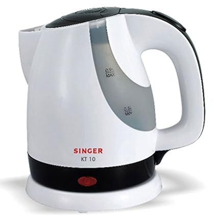 Singer KT10 1-Litre 1200-Watt Electric Kettle (White)