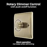 British General BG Nexus Antique Brass Intelligent Dimmer 200W NAB81 2 Way view 5