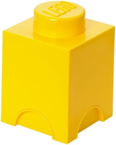 Lego 40011732 - Caja en forma de bloque de lego 1, color amarillo [importado de Alemania]: Amazon.es: Juguetes y juegos