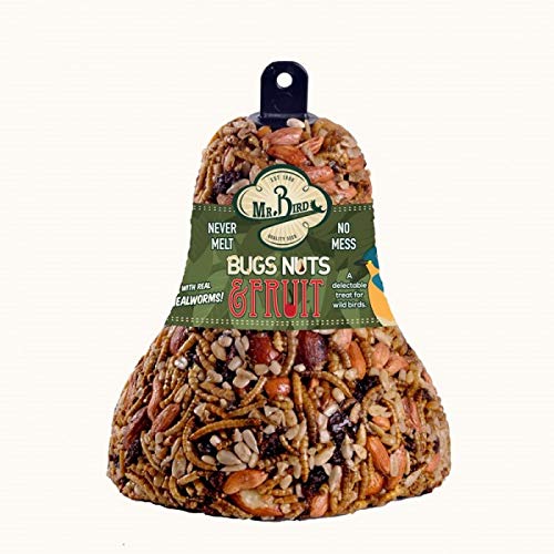 Mr. Bird Bugs, Nuts, Fruit Bird Wild Bird Seed Bell 12.5 oz. Awesome