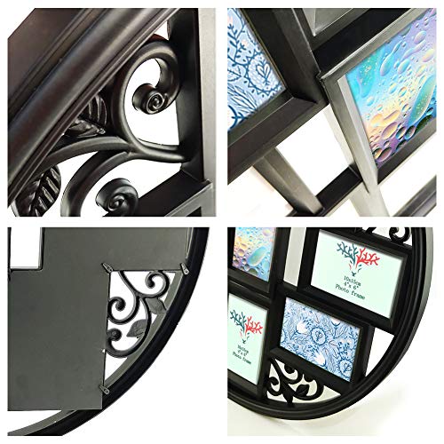 Palomzi Picture Frames 4x6 Collage 9 Openings Wall Mounting Collage Frame, Glass Front - Thumbnail 2