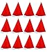 Sea View Treasures 12 Bulk Red and White Santa Christmas Hats - Adult Sized and Perfect for Any Holiday Event