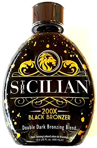 The Sicilian 200X Black Bronzer Lotion
