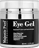 Eye Gel From Majestic Pure Offers Potent Anti Aging & Skin Firming Gel Cream For Dark Circle Eyes, Wrinkles, Eye Puffiness & Loss of Tone and Resilience, 1.7 fl. oz.