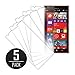 Nokia Lumia 1520 Screen Protector Cover, MPERO Collection 5 Pack of Clear Screen Protectors for Nokia Lumia 1520