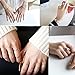 CANDYFANCY 925 Sterling Silver 1.2mm Stacking Midi Thin Rings Forefinger Ring Knuckle Rings Band Rose Gold Ring Size 6.75