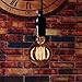 Edison Bulb - Elfeland 60W Vintage Antique Style Incandescent Light Bulbs - Squirrel Cage Filament - Classic Amber Glass - G80 - E26/E27 Medium Base - Dimmable - 4 Pack