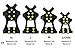 Ice Cleats, willceal Ice Grippers Traction Cleats Shoes and Boots Rubber Snow Shoe Spikes Crampons with 10 Steel Studs Cleats(Yellow,Medium)