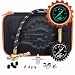 Rapid Air Down Tire Deflator Offroad Kit, PSI Tire Pressure Gauge [Glows in Dark] & Custom Foam Case + Chrome Caps & Valve Core Repair Tool | Quickly Deflate 4x4 Off Road Tires on Jeep, Truck, ATV