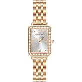 VICTORIA HYDE Women Watches Green Mother of Pearl Dial Ladies Wristwatches Genuine Leather Strap Classic Rectangular Case
