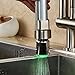 Rozin Brushed Nickel Replacement Kitchen Faucet Hand Sprayer Head with LED Light