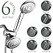 HotelSpa Luxury 30-Setting 3-Way Shower Combo, Chrome, 5 ft