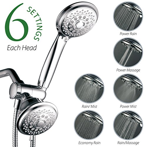 HOTEL SPA Shower Heads with Handheld Spray High Pressure Shower
