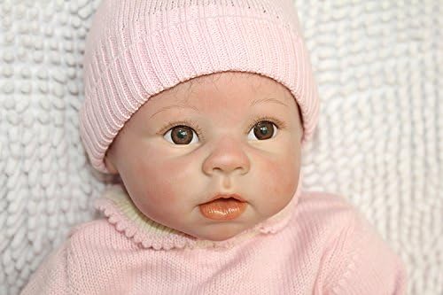 ZIYIUI Reborn Dolls Baby Girl 20 inch 50 cm Soft Silicone Vinyl Lovely Lifelike Cute Toy That Look Real Newborn Handmade Birthday Xmas Gift - Image 3