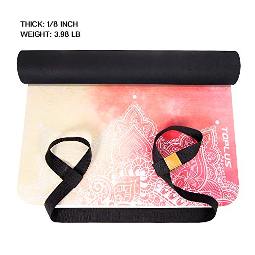 image for TOPLUS Yoga Mat, Upgraded Non-Slip Texture 1/8 inch Pro Yoga Mat TPE E