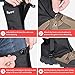 Hpory 1 Pair Hiking Leg Gaiters, Snow Boot Gaiters, Breathable Waterproof Walking High Leg Cover, 600D Anti-Tear Oxford Cloth, for Outdoor Research Climbing Fishing Hunting Trimming Grass