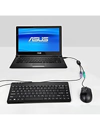 Perixx peripro-401, PS2   Adaptador USB para teclado y mouse con USB de interfaz PS2   Apoyo PS 2 Port de conmutador KVM   integrado IC