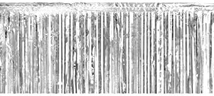 silver metallic fringe dress