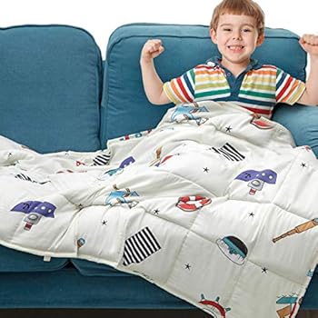 Amazon.com: ZZZNEST Weighted Blanket 7 lbs (40''X61''for Kids and Teens