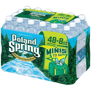 Poland Spring 100% Natural Spring Water (8 oz. bottles, 48 ct.) SCCS