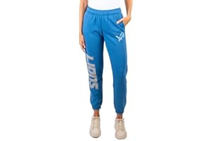 Ultra Game Women's NFL Official Super Soft Sweatpants Joggers Lounge Pants Pajamas