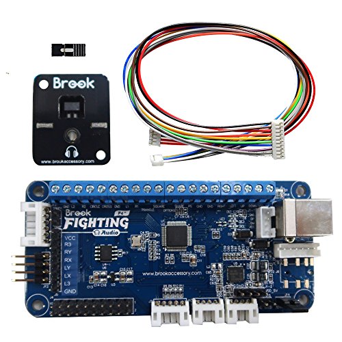 Brook PS4+ Audio Fighting Board Assembly Support Turbo Two Analog Sticks X-Input Enhancement for PS3 PS4 PC Console 