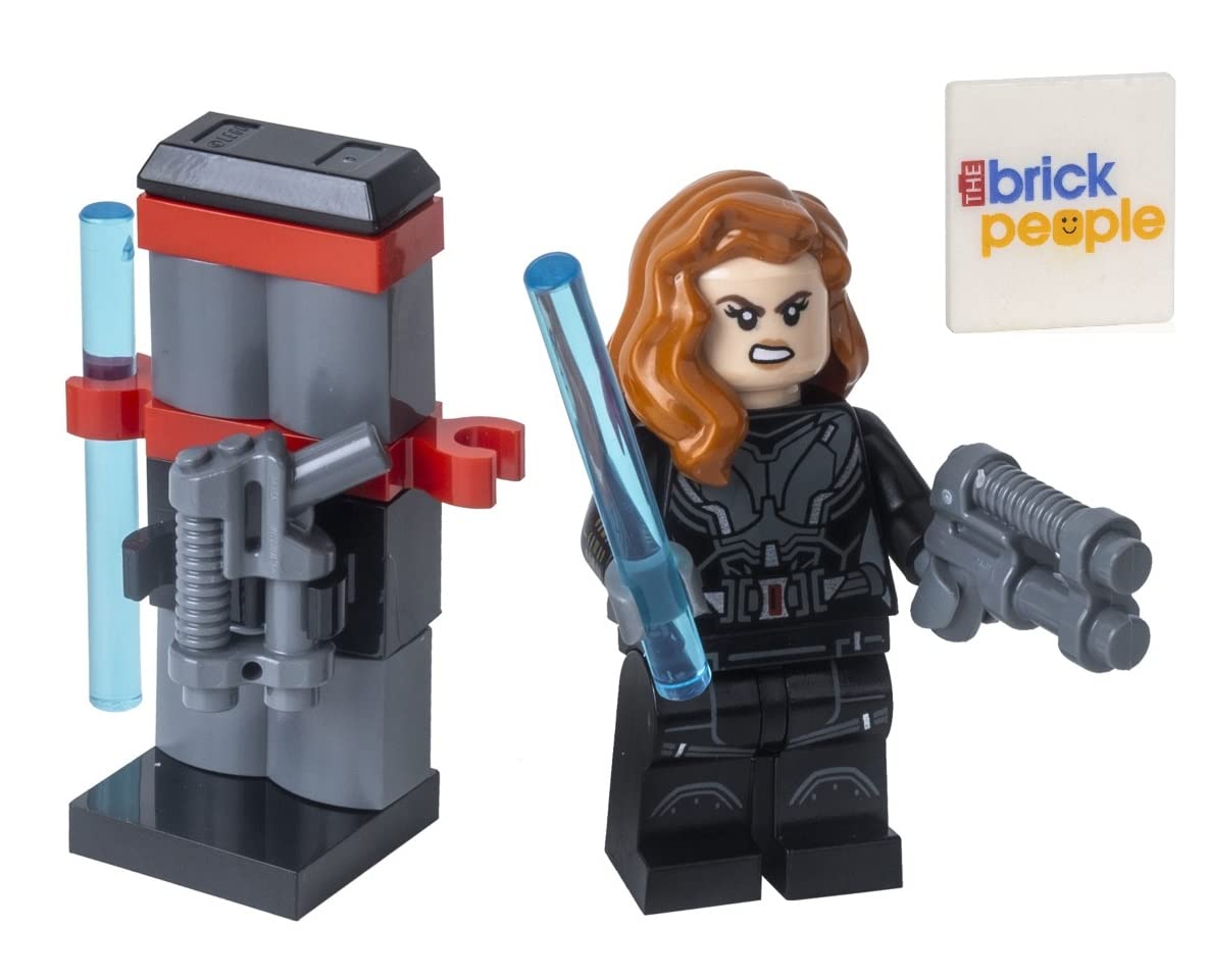 LEGO Super Heroes: Black Widow from Avengers Tower Battle with Weapons Stand