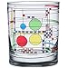 Frank Lloyd Wright DOF Double Old Fashioned Glass 14-Ounce (Set of 4, Coonley Playhouse)