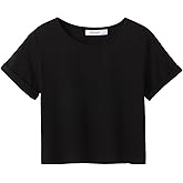 Arshiner Girls Crop Tops Short Sleeve Tie Dye Summer T Shirt Crewneck Rolled Cuffs Fashion Shirts Tee