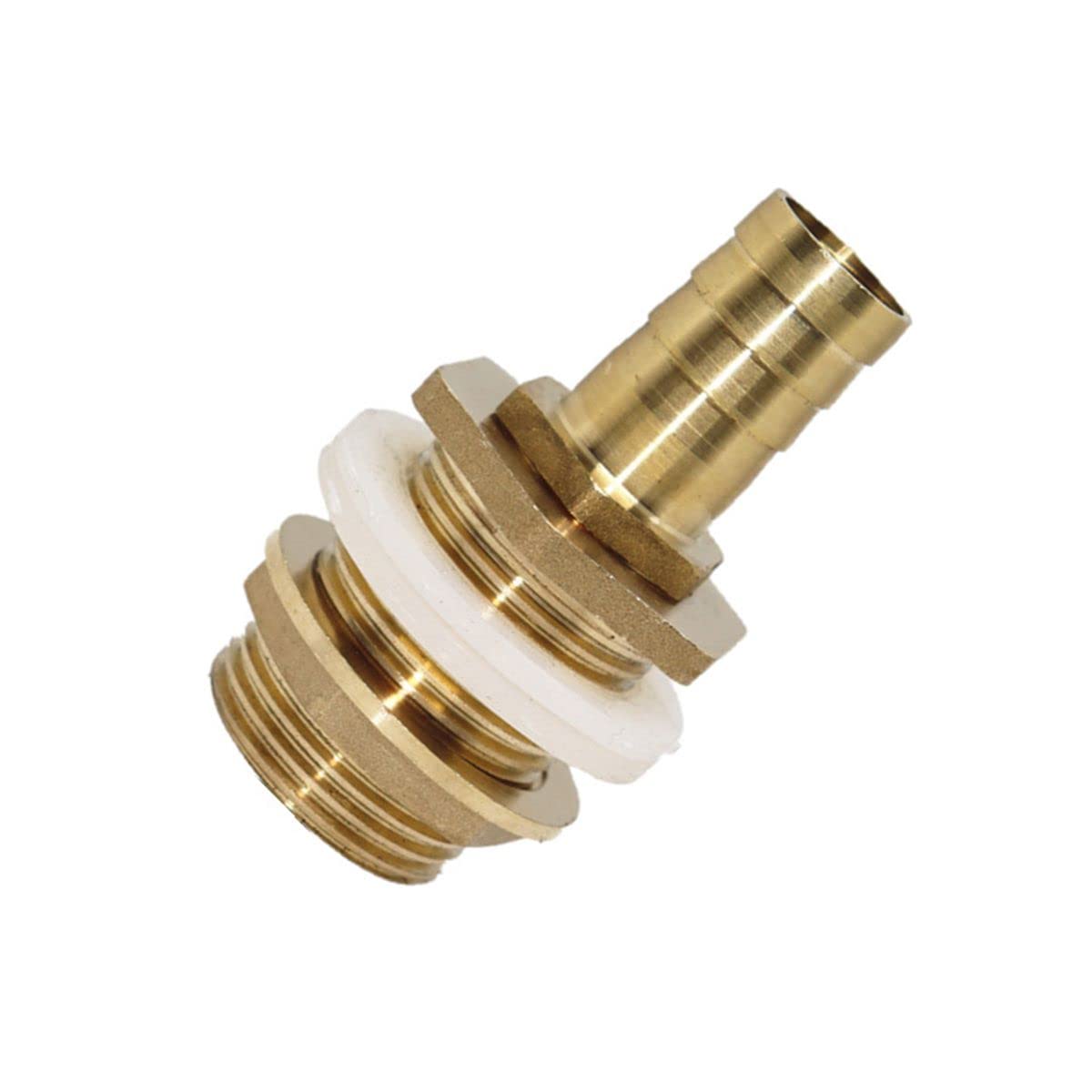 MACHSWON IBC Water Tank Tap Brass Base Plus Pagoda Outlet 20mm IBC Tank Adapter Garden Faucet IBC Tote Tank Valve Drain Tap Fitting
