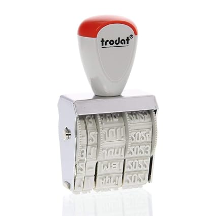 classic line Datumsstempel, 4 Räder, Beispiel für Datumanzeige 17. NOV. 20