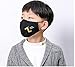 oemby001 Cute Kids Black Masks Animal Cotton Mask Children's PM2.5 Guaze Mask Dustproof Face Mask with N95 Filters Respirator for Outdoor 3Pcs (style1)