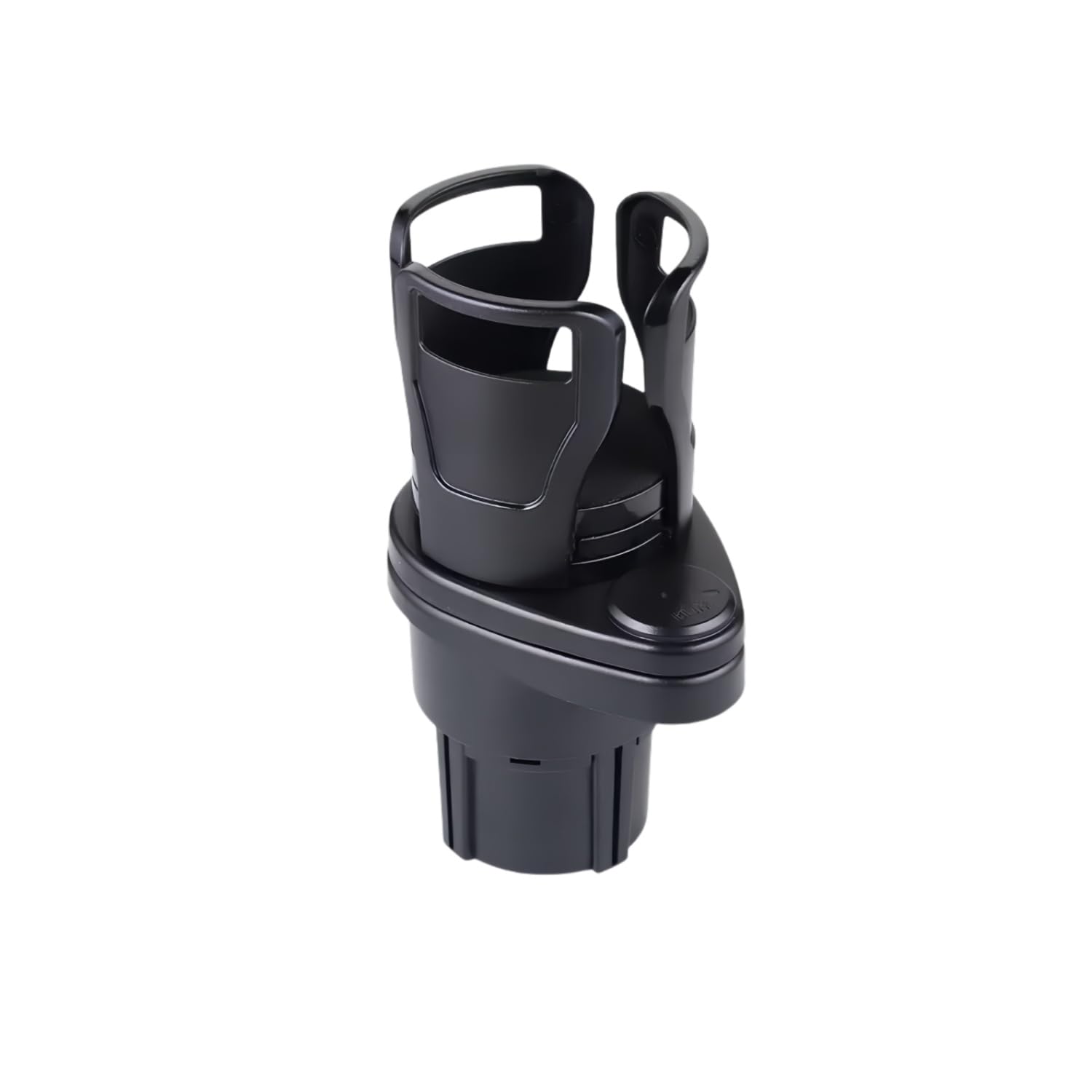 Photo 1 of 360° Rotating Car Cup Holder, Adjustable Dual Drink Holder, 3.35 inch Base Width, Black