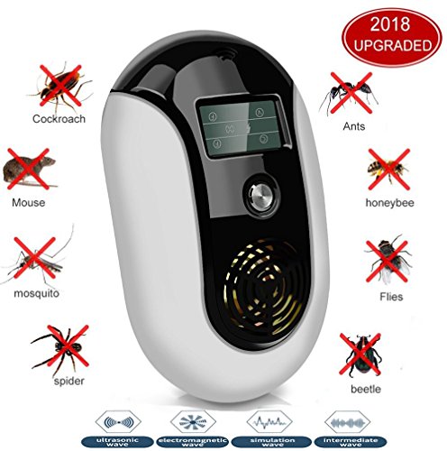 JAVADARA Ultrasonic Pest Repeller - Mosquito Repellent Electronic Mice Mouse Repellent & Insect Bug Repellent Pest Control Plug In for Mice,Rat,Roach,Bugs,Mosquito,Fly,Fleas,Spiders, Ants,Rodent