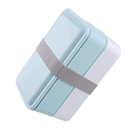 WPCBAA 3 Colores 1000 ml Caja de Almuerzo de Doble Capa Contenedor ...