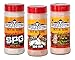 SuckleBusters Texas BBQ Rubs 3-Pack Gift Box - 1836 for Beef, Clucker Dust for Chicken, Hog Waller for Pork - Perfect for BBQ Lovers
