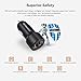Car Charger, Car Charger Adapter, Configear Quick Charge 3.0 Dual Port 36W 5.4A High Speed Powerful Smart USB Car Charger Adapter, Car Adapter for Samsung, LG G6 V20, HTC, Nexus 5X 6P, Pixel