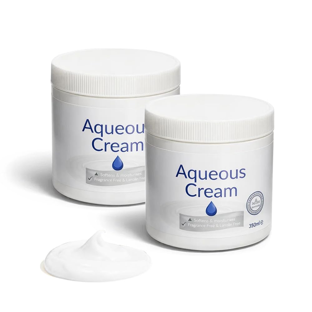 Zopper Aqueous Cream Unscented 350ml x 2 | Fragrance Free & Lanolin Free Moisturiser | Light, Non-Greasy Formula | Softens & Hydrates Dry & Sensitive Skin — image 1