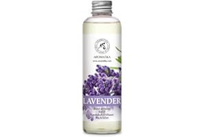 AROMATIKA TRUST THE POWER OF NATURE Lavender Reed Diffuser Refill 6.8 Fl Oz - Lavanda Refill - Room Fragrance Diffuser w/Natural Essential Lavender Oil - Reed Diffuser Oil Refill for Spa - Aromatherapy - Home - Bath - Restaurant