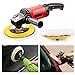 LotFancy 6 Inch Wool Buffing Pads, Pack of 2 - Car Auto Hook and Loop Polishing Pads, Used with Rotary and Random Orbit Sander/Polisher