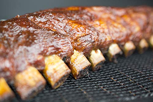 BBQ Butler Grill Mat - Mesh Non-Stick Grill Mat - Perfect For Smokers - Traeger, Green Egg, Kamodo Compatible - 2 Mats - Thumbnail 4