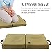 HappyPicnic Gardening Kneeler Pad,Foldable Memory Foam Knee Mat,Collapsible Garden Kneeling Pad,Slow Recovery Construction Knees Support Cushion Balance Board,Sitting Shock Absorbing Pad