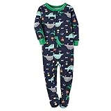 Carter's Little Boys' 1-Piece Snug Fit Cotton Pajamas (2T, Navy)