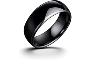 Keysy Rewritable RFID Ring 125kHz T5577 for Access-Control (Black, 10)