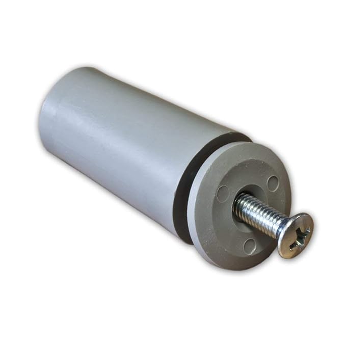 8 x Anschlagpuffer Stopper für Rollladen 40mm in grau