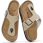 Project Cloud 100% Genuine Leather Thong Sandals Women Footwear - Memory Foam Insole Womens Sandals - Non-Slip Womens Flip Flops - Lightweight Sandals for Women 2026 (Britani)