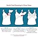 Classic Pump&Nurse all-in-one Nursing Tank with built in hands-free pumping bra - Black, L